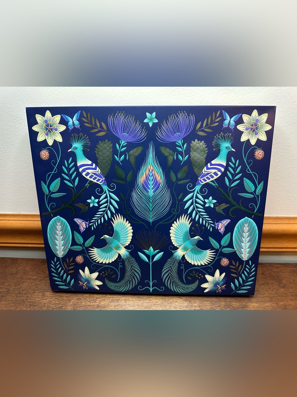 Teal Peacock & Floral Tin
Candy Box - Bright Blue
Decorative Tin